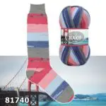 Włóczka skarpetkowa Nako Boho Concept 100g/400m wełna+poliamid - obrazek 3