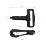 Karabińczyk plastikowy 37x59mm (9) - obrazek 2