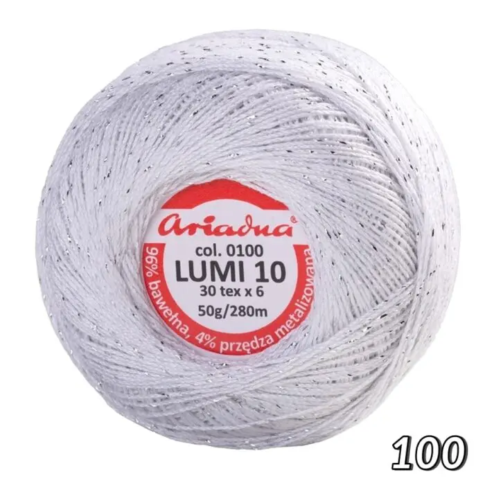 Kordonek LUMI 10 50g/280m - obrazek 2