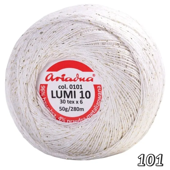 Kordonek LUMI 10 50g/280m - obrazek 3