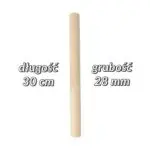 Drążek drewniany do makramy 30cm/28mm