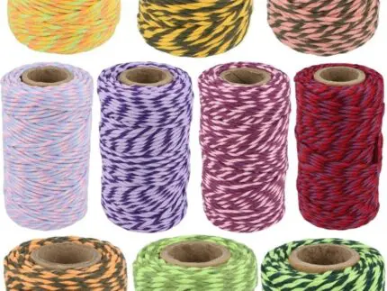 Sznurek bawełniany SKRĘCANY 2mm TWIST 100g/45m