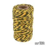 Sznurek bawełniany SKRĘCANY 2mm TWIST 100g/45m - obrazek 3