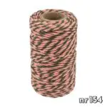 Sznurek bawełniany SKRĘCANY 2mm TWIST 100g/45m - obrazek 4