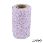 Sznurek bawełniany SKRĘCANY 2mm TWIST 100g/45m - obrazek 6