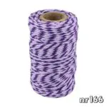 Sznurek bawełniany SKRĘCANY 2mm TWIST 100g/45m - obrazek 7
