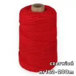 Sznurek bawełniany SKRĘCANY 3mm - obrazek 6