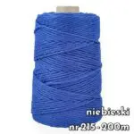 Sznurek bawełniany SKRĘCANY 3mm - obrazek 10