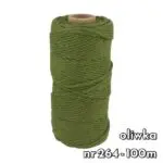 Sznurek bawełniany SKRĘCANY 3mm - obrazek 11