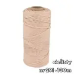 Sznurek bawełniany SKRĘCANY 3mm - obrazek 13