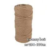 Sznurek bawełniany SKRĘCANY 3mm - obrazek 14