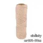 Sznurek bawełniany SKRĘCANY 5mm - obrazek 14