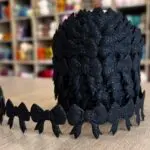 Taśma kokardki duże brokatowe (wz.21) - obrazek 2