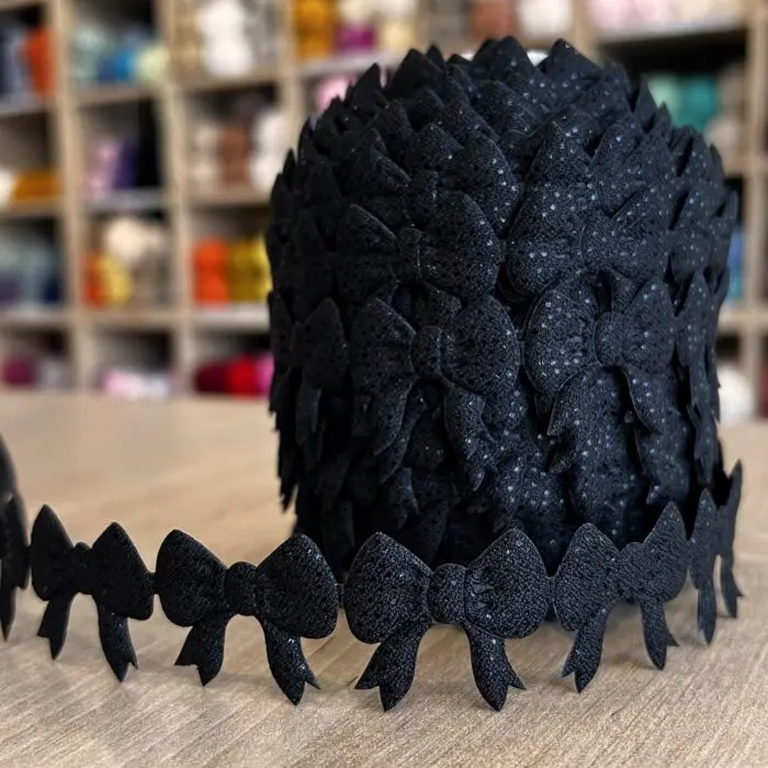 Taśma kokardki duże brokatowe (wz.21) - obrazek 2