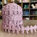 Taśma kokardki duże brokatowe (wz.21) - obrazek 3