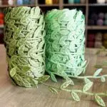 Satynowa łodyga z listkami (wz.124)