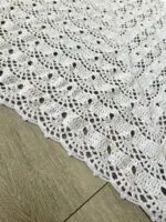 Ręcznie Robiona Chusta Ecru - obrazek 3