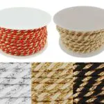 Sznurek skręcany metalizowany 3mm WS-3/PF