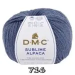 Włóczka DMC Sublime Alpaca 50g/116m 50% alpaka, 50% wełna - obrazek 20