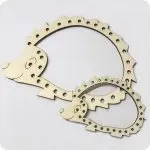 Jeżyk drewniany - grubość 4mm