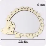 Jeżyk drewniany - grubość 4mm - obrazek 2