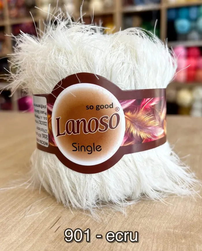 Włóczka Lanoso SINGLE 100g/70m poliamid+poliester - obrazek 2