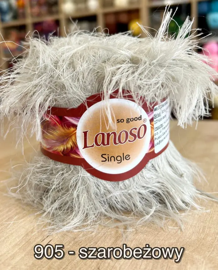 Włóczka Lanoso SINGLE 100g/70m poliamid+poliester - obrazek 3