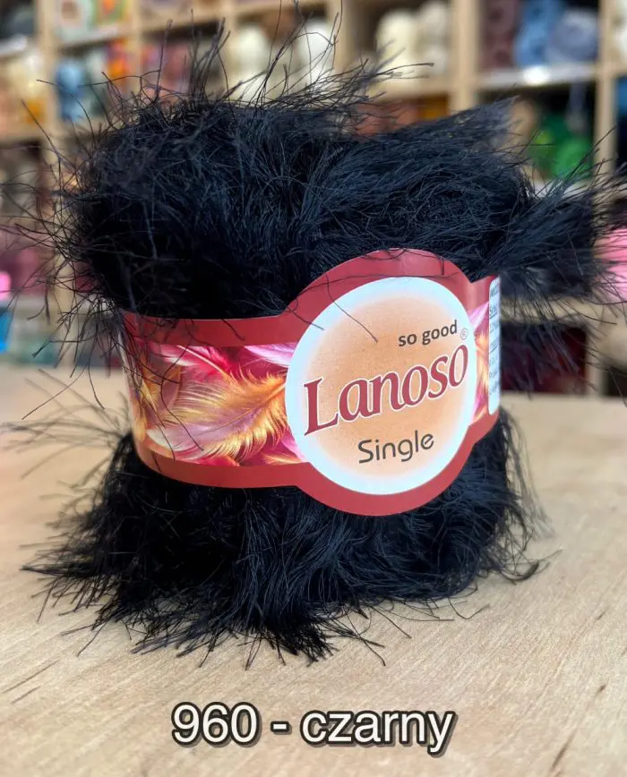 Włóczka Lanoso SINGLE 100g/70m poliamid+poliester - obrazek 18