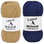 Włóczka RZEMYKOWA Lanoso Sued Chenille 50g/160m 100% akryl