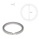 Kółko spiralne metalowe 20x2,2mm - obrazek 2