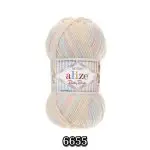 Włóczka Alize Baby Best BATIK 100g/240m - akryl + bambus - obrazek 3