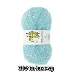 Włóczka Madam Yarn LILY 50g/135m - PES + wełna + akryl + moher + nylon - obrazek 9