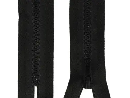 Zamek KOSTKOWY nierozdzielczy 20cm czarny 5mm