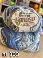 Włóczka Lanoso Alpacana Fine Print 100g/220m alpaka+wełna+akryl - obrazek 2