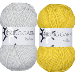 Włóczka z ODBLASKOWĄ nitką Viking Garn Reflex 50g/84m