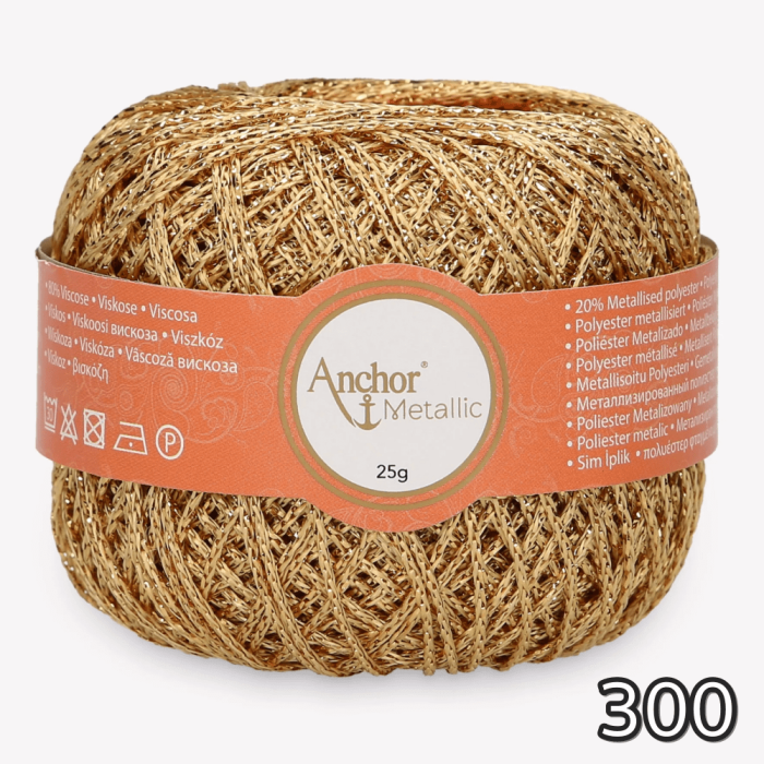 Kordonek metalizowany Anchor Metallic 25g/100m - obrazek 2