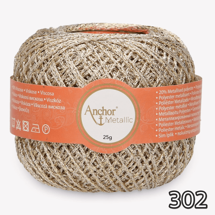 Kordonek metalizowany Anchor Metallic 25g/100m - obrazek 4