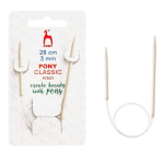 Druty na żyłce PONY - 28cm