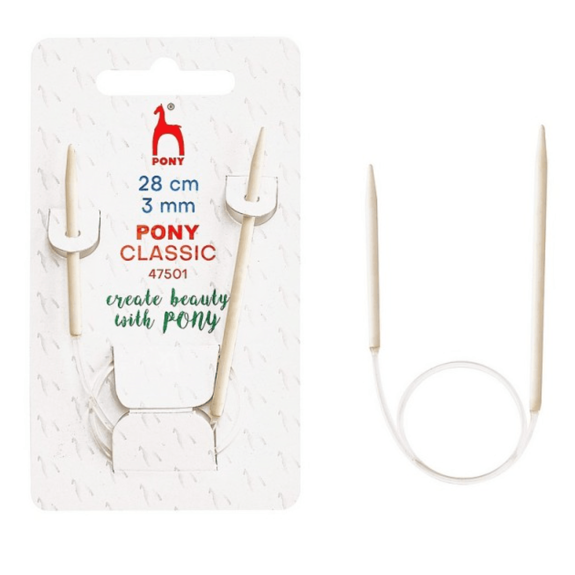 drutyna zylcepony28cmmini Druty na żyłce PONY - 28cm - obrazek 1