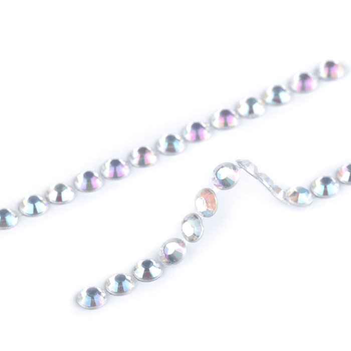 Kryształki kamyczki samoprzylepne 6mm opalizujące - obrazek 5