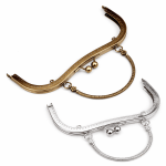 Metalowe rączki do toreb, z dziurkami