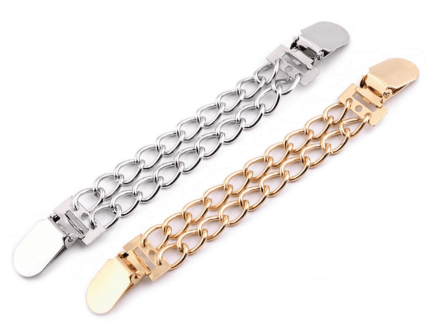 Zapięcie ozdobne z łańcuszkiem 2x17cm (780595)