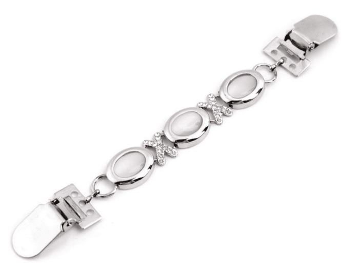 Zapięcie ozdobne z kamyczkami 2x17,5cm (780596) - obrazek 5