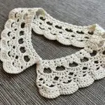 Ręcznie robioby bawełniany kołnierzyk "Amelia"