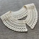 Ręcznie robiony bawełniany kołnierzyk "Antonina"