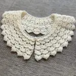 Ręcznie robiony kołnierzyk "Rozalia"