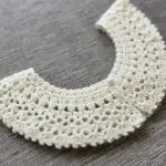 Ręcznie robiony kołnierzyk "Matylda"