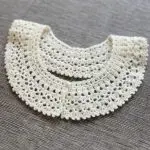 Ręcznie robiony kołnierzyk "Matylda" - obrazek 3