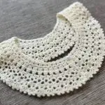 Ręcznie robiony kołnierzyk "Matylda" - obrazek 4