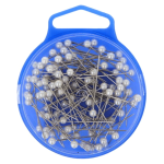 Szpilki krawieckie z białą perłową główką 34mm